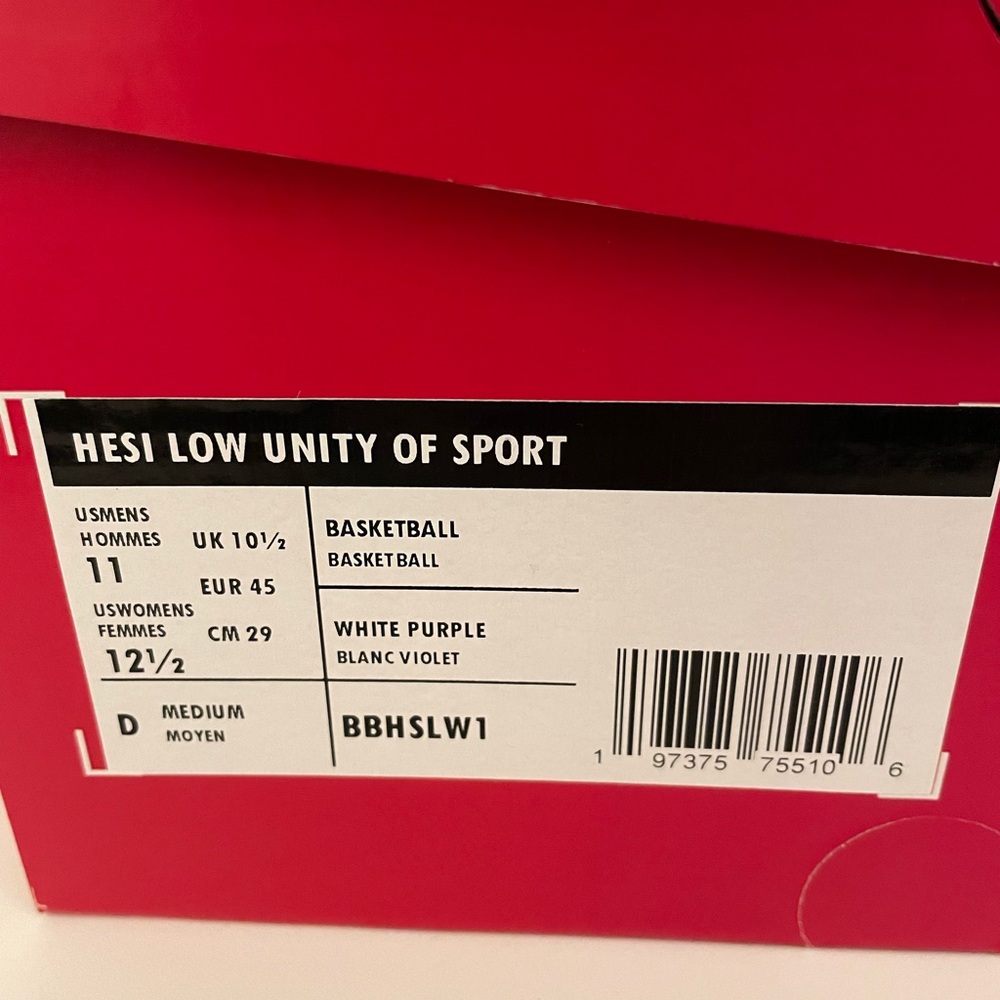 New In Box Men’s New Balance Hesi Low Unity of Sport - Picture 3 of 7